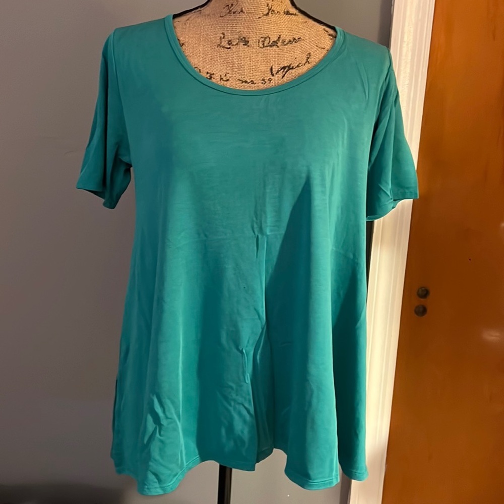 LulaRoe Flowy Tunic Size Small Teal